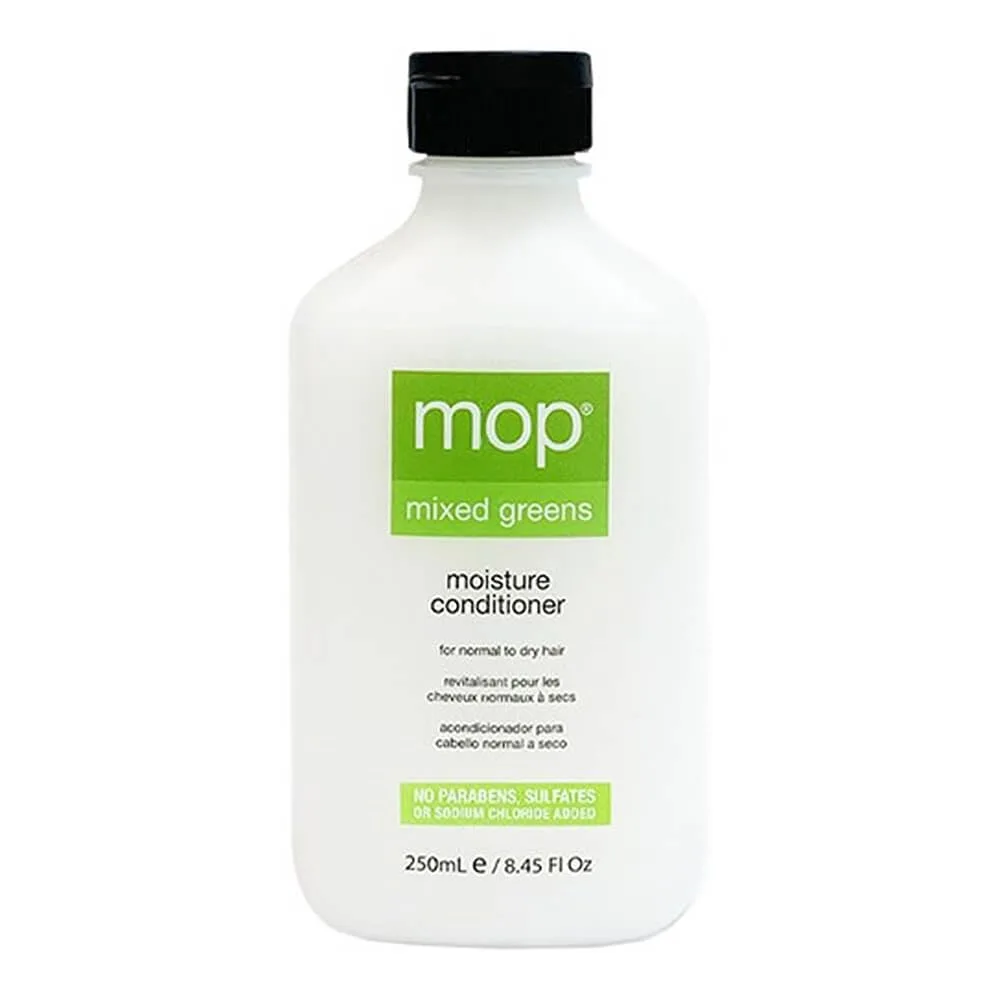 Увлажняющий кондиционер для волос MOP Mixed Greens без парабенов, свежий аромат. 250 мл