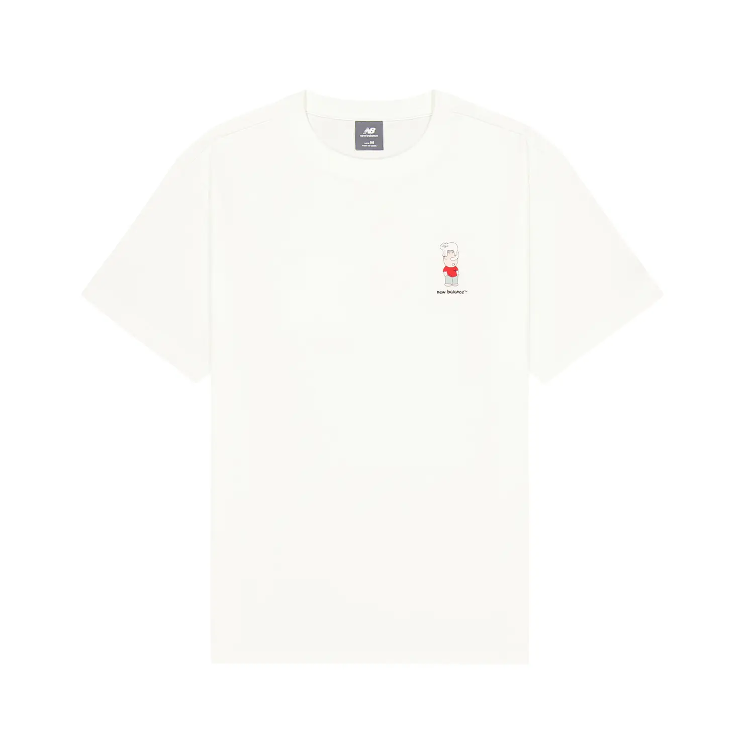 

New Balance Футболка Unisex Sea Salt White, Белый, New Balance Футболка Unisex Sea Salt White