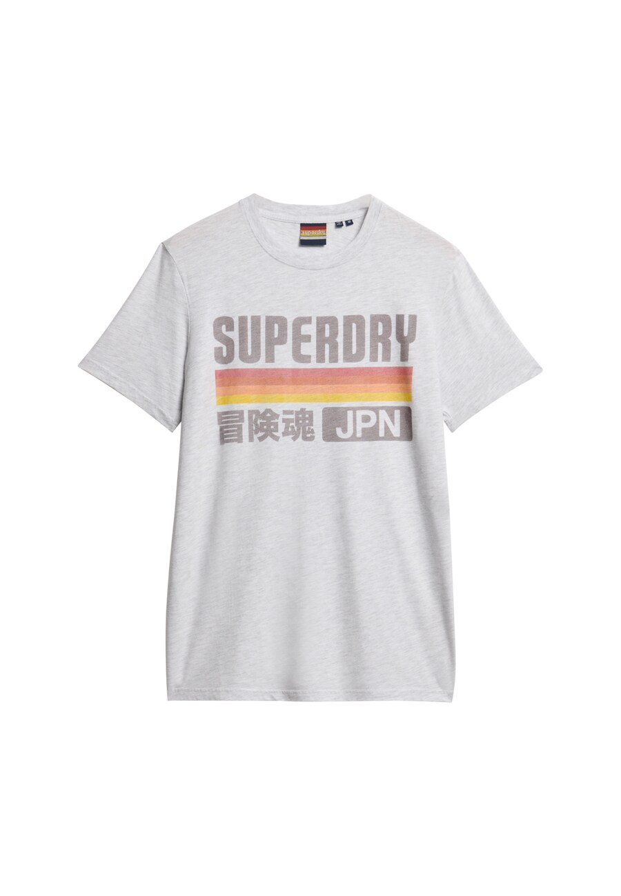 

Рубашка Superdry Japan, цвет mottled white