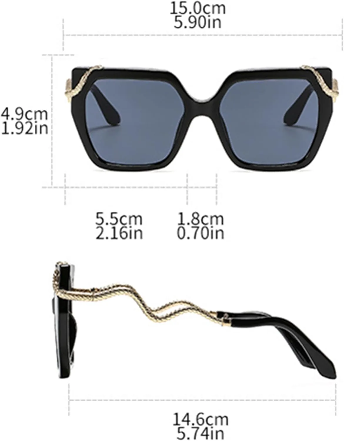 

Винтажные квадратные солнцезащитные очки большого размера bullabulling для женщин и мужчин, в стиле ретро, ​​дизайнерские очки с защитой от УФ-излучения, Gray