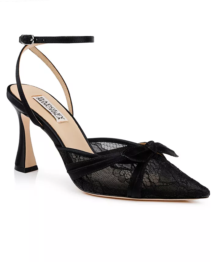 Женские туфли-лодочки Josie с острым носом Badgley Mischka, черный