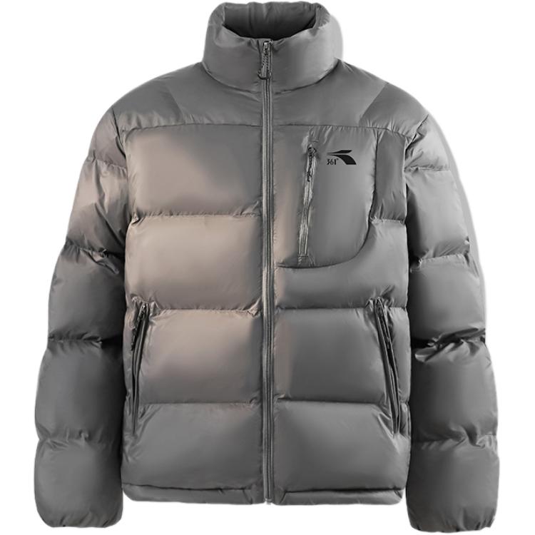 

361° Пуховик Unisex Glacier Gray Stand Collar Thickened