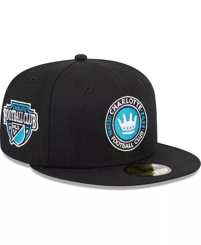 

Черная мужская приталенная шляпа Charlotte Fc Patch 59Fifty New Era