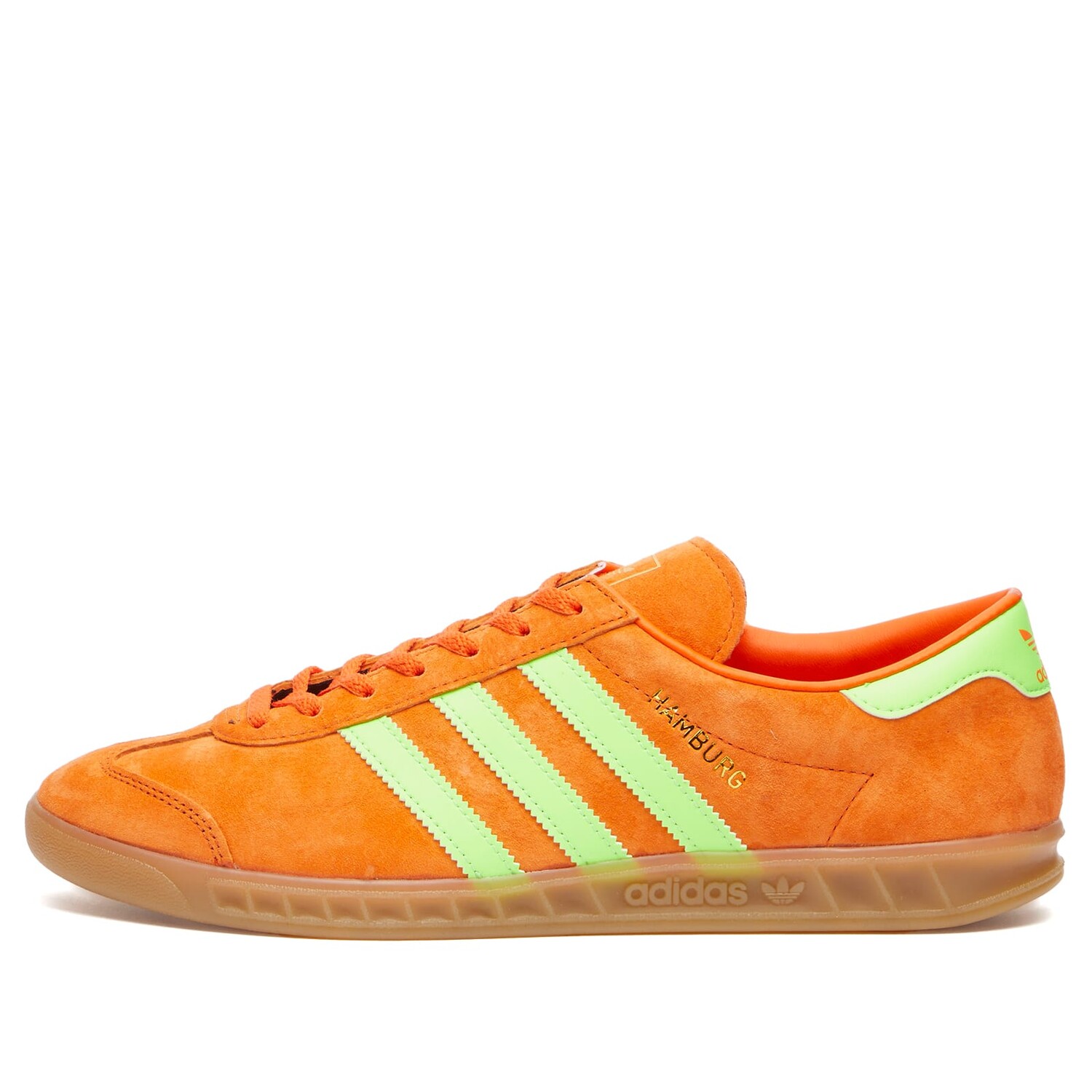 

Кроссовки Adidas Hamburg W, цвет Orange, Solar Green & Gum 3