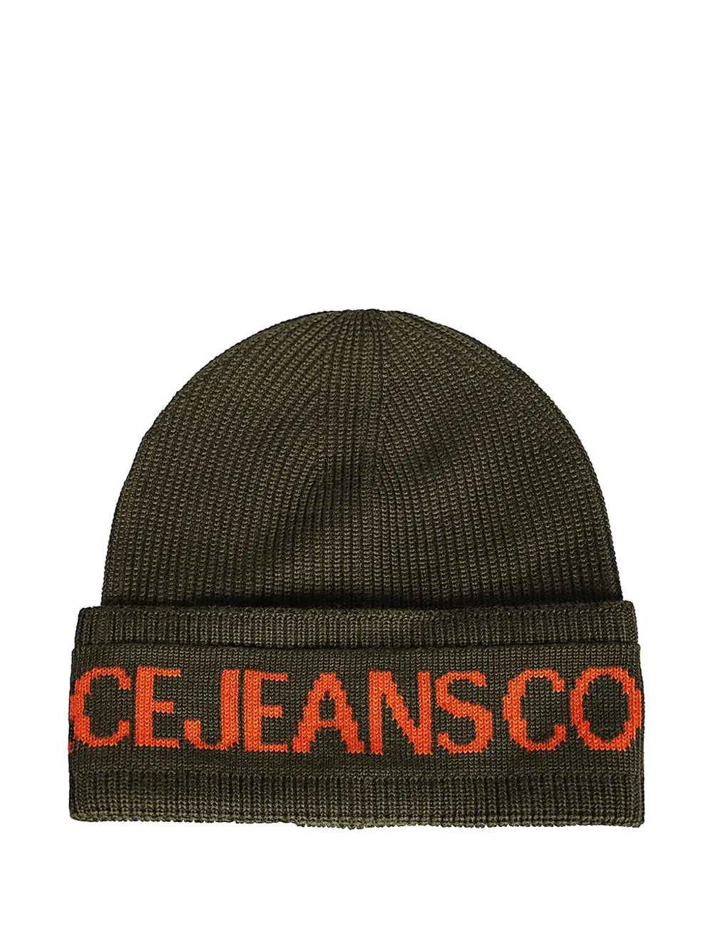 

Шапка с вышитым логотипом Versace Jeans Couture, зеленый