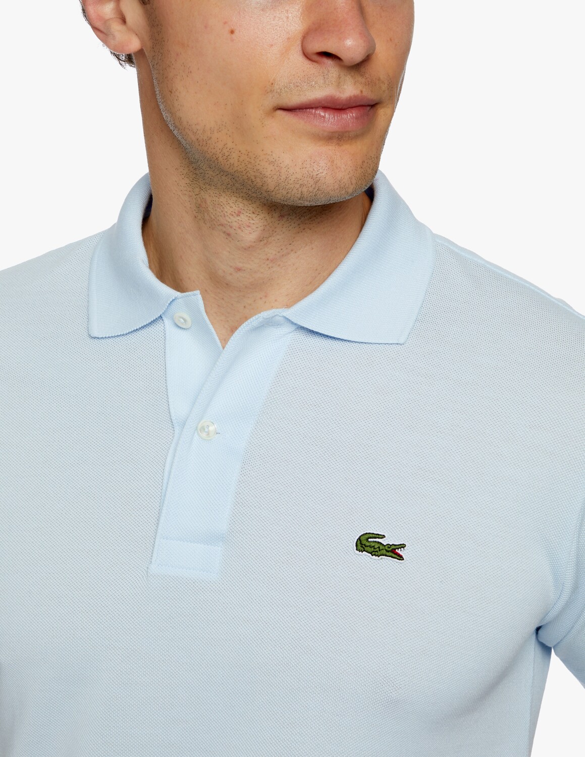 Поло Lacoste, классическое, Celeste — фото 4