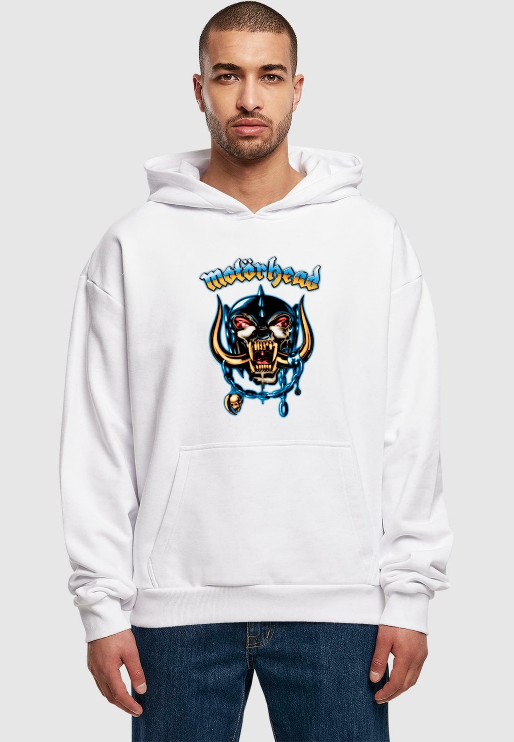 

Толстовка MOTORHEAD - 50TH AIRBRUSH WARPIG ULTRA HEAVY - Hoodie Merchcode, белый