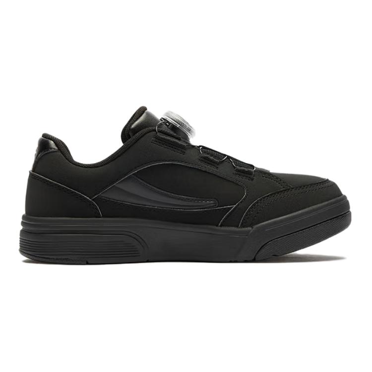 FILA KIDS Скользостойкие износостойкие низкие детские повседневные туфли black kids' — фото 3