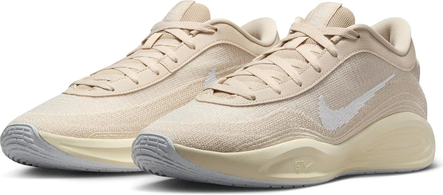 Мужские баскетбольные кроссовки Nike GT Hustle Academy, Oatmeal White Coconut Milk — фото 2