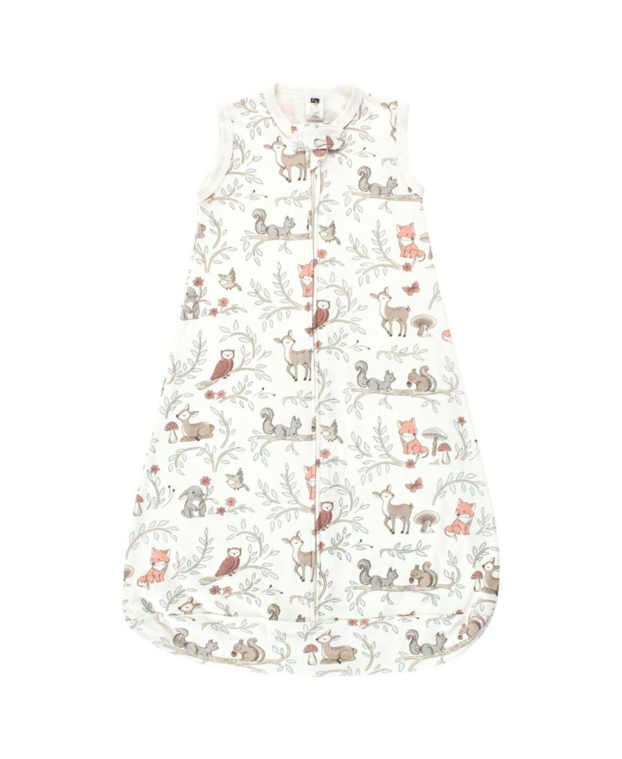 Хлопковая блузка с длинными рукавами - решение для сна Hudson Baby, Girl woodland pals sleeveless — фото 4