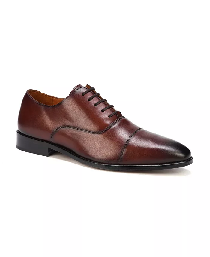 

Мужские классические оксфорды Bill Cap Toe из кожи Anthony Veer, коричневый