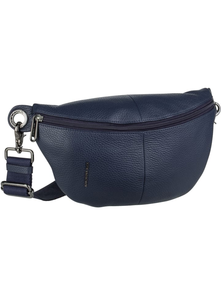 

Поясная сумка Mellow Leather Bum Bag FZT73 в цвете "Dress Blue" Mandarina Duck