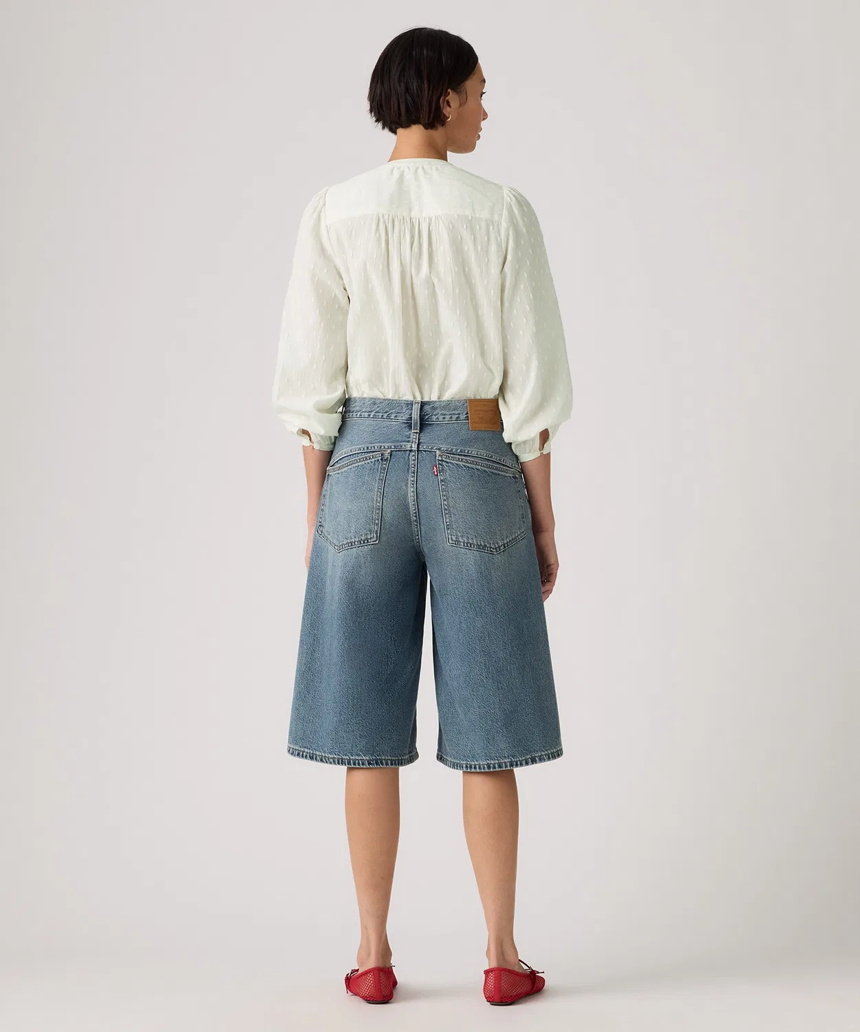 Джинсы Levi's супер-бэгги Джоутс, индиго-синий — фото 4