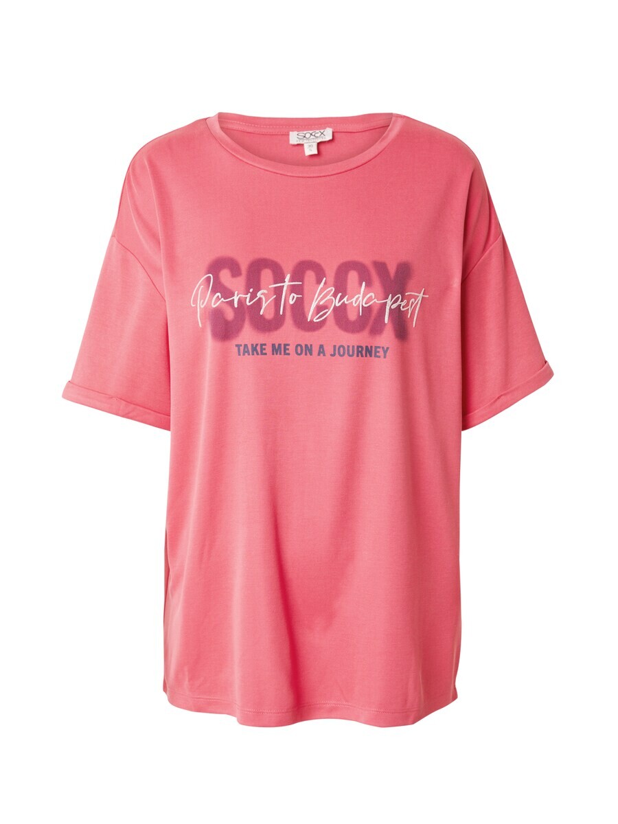 

Футболка Soccx Shirt, цвет burgundy/melon