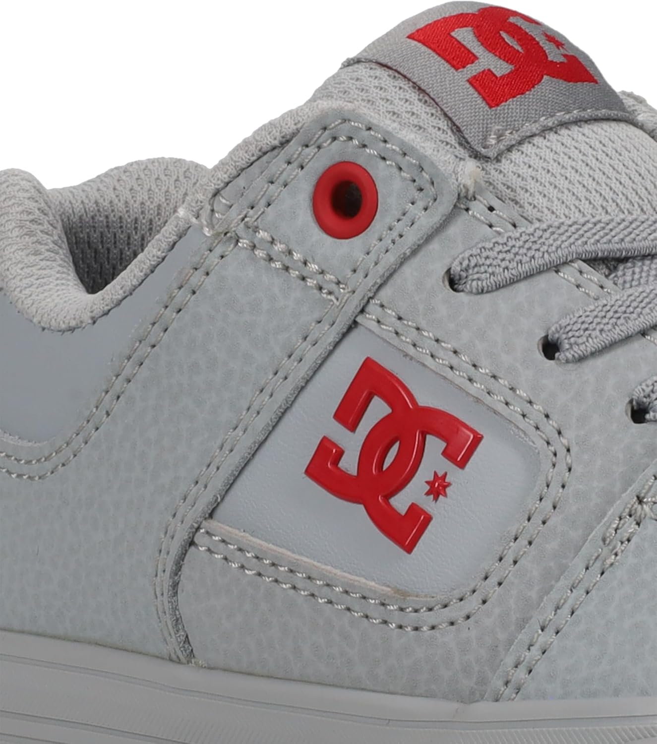 Мужские кеды DC Court Graffik Dc Shoes, красный/серый — фото 2