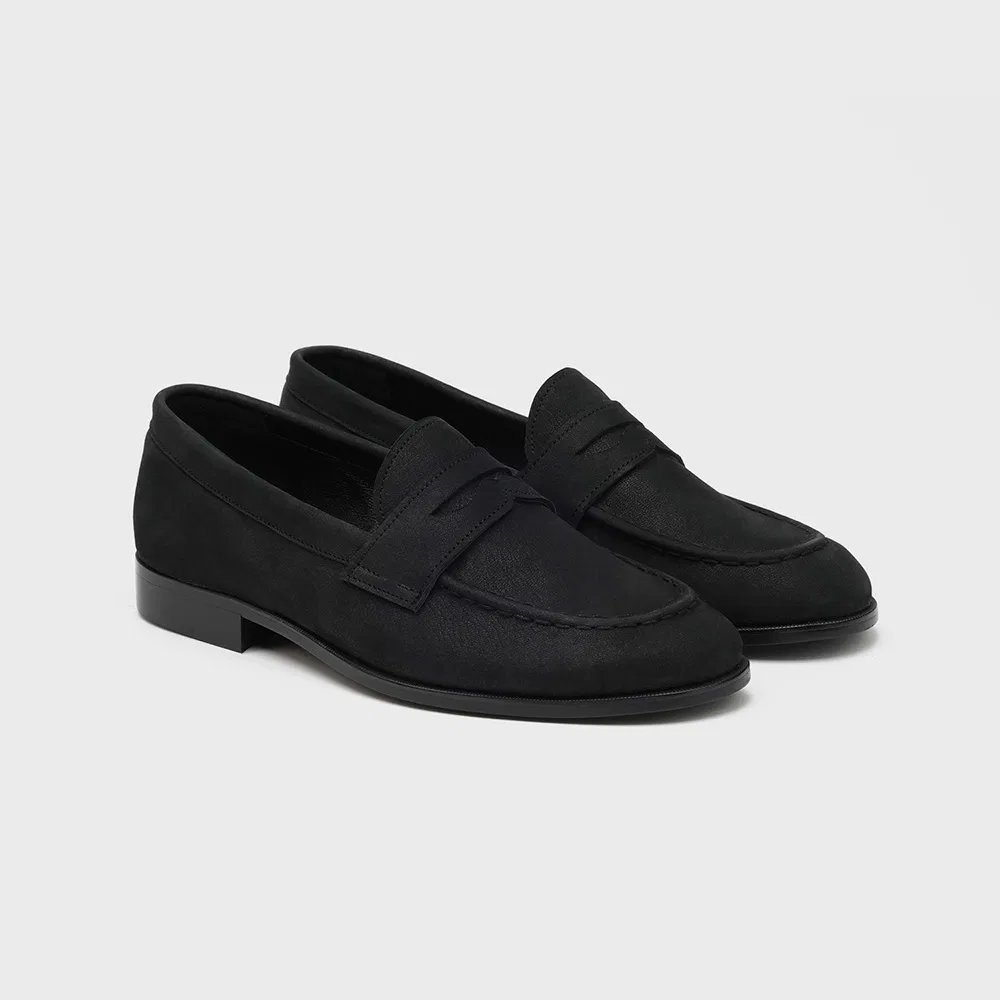 Мужские чёрные пенни-лоферы Steadyline Must Have Basic от Firenze.A