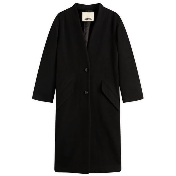 

Длинное шерстяное пальто Florane Isabel Marant, черный