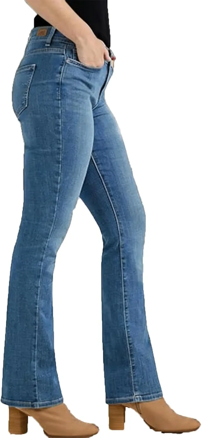 Женские джинсы High Waisted Slim Fit Straight Leg — фото 2