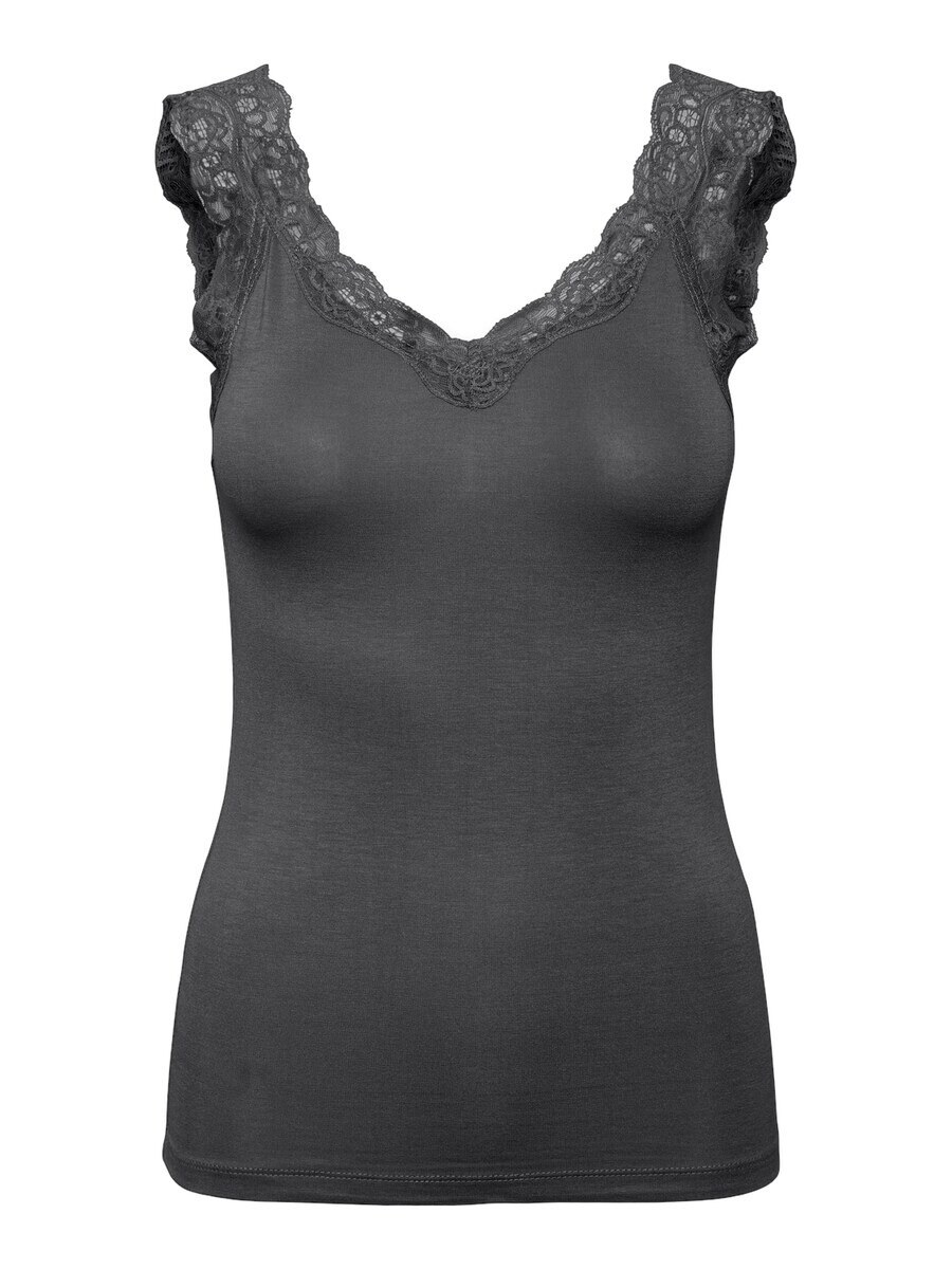 

Кружевной топ PIECES Top, графитовый