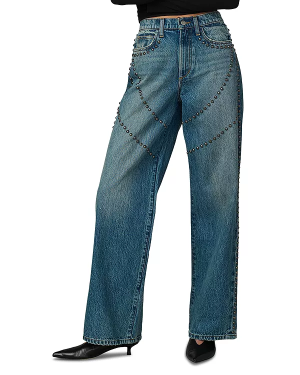 

Джинсы Harlowe с заклепками, цвет Mellow Joe'S Jeans, синий