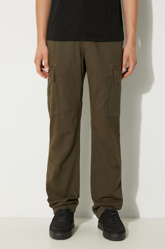 

Хлопковые брюки Agent Pant Alpha Industries, зеленый
