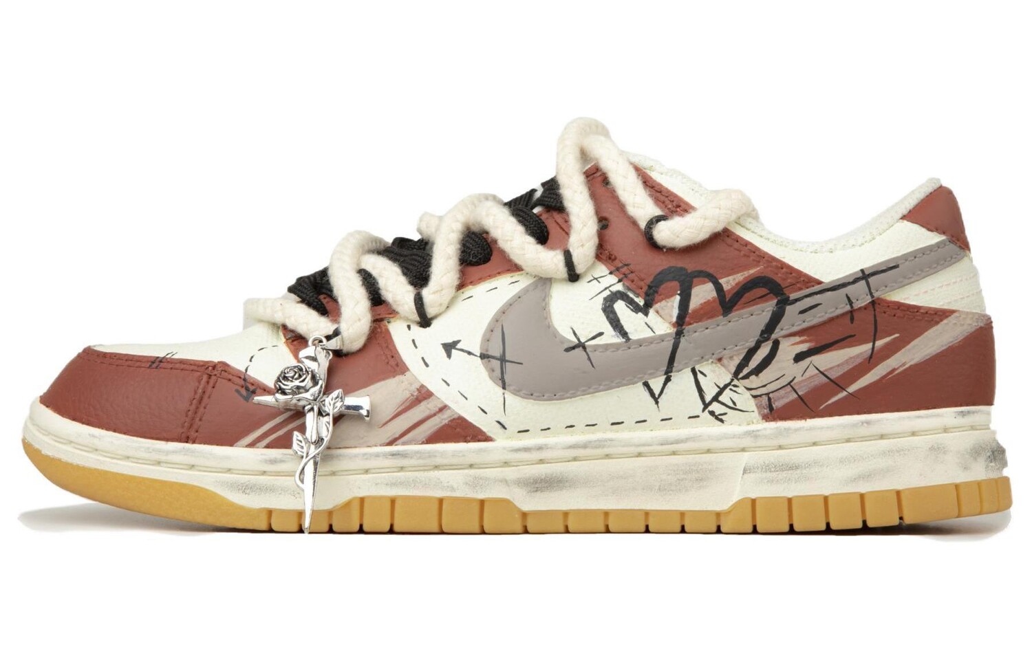 

Обувь для скейтбординга Nike Dunk унисекс, Burgundy