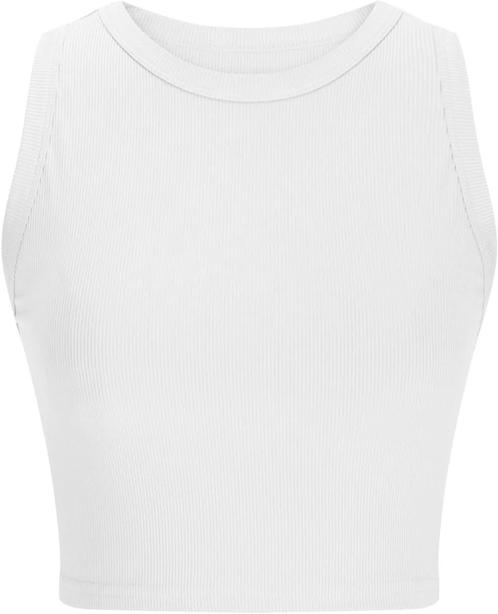 Кроп-топ с запахом, женский, Slim Fit, Ribbed, белый — фото 3