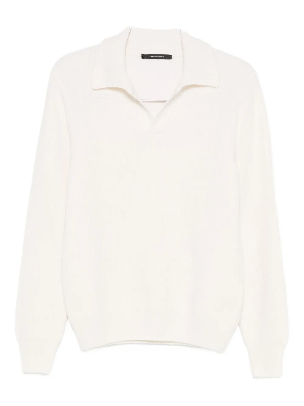 

Джемпер с длинными рукавами и воротником поло Tagliatore, белый