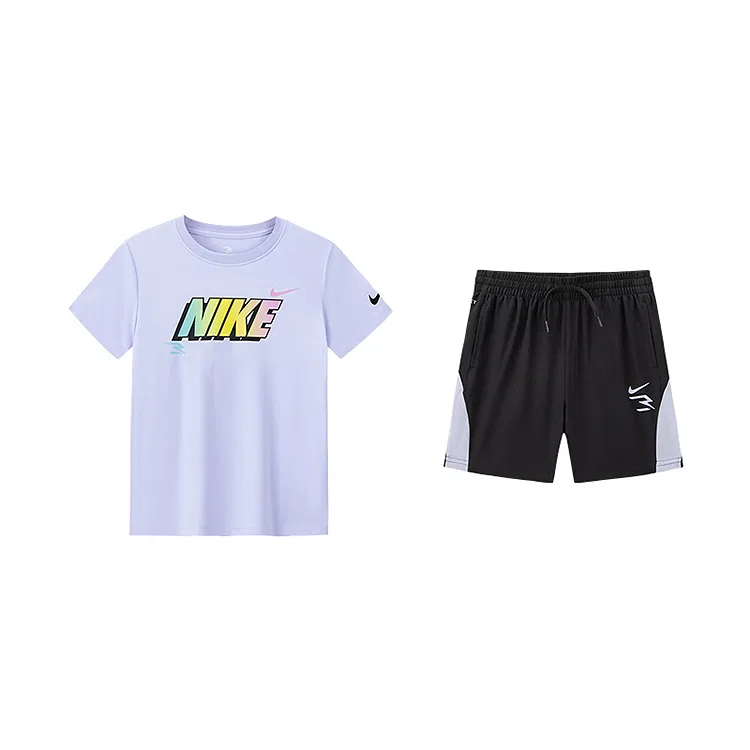 Спортивная повседневная футболка Dri Fit Kids' Nike, Pure White — фото 3