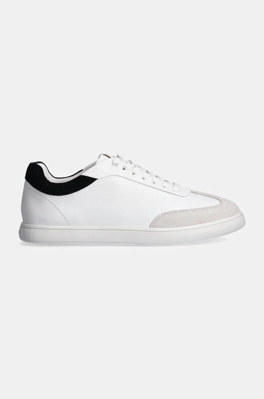 Кожаные кроссовки Calvin Klein LP CUPSOLE LACE UP LTH MIX, белый — фото 3