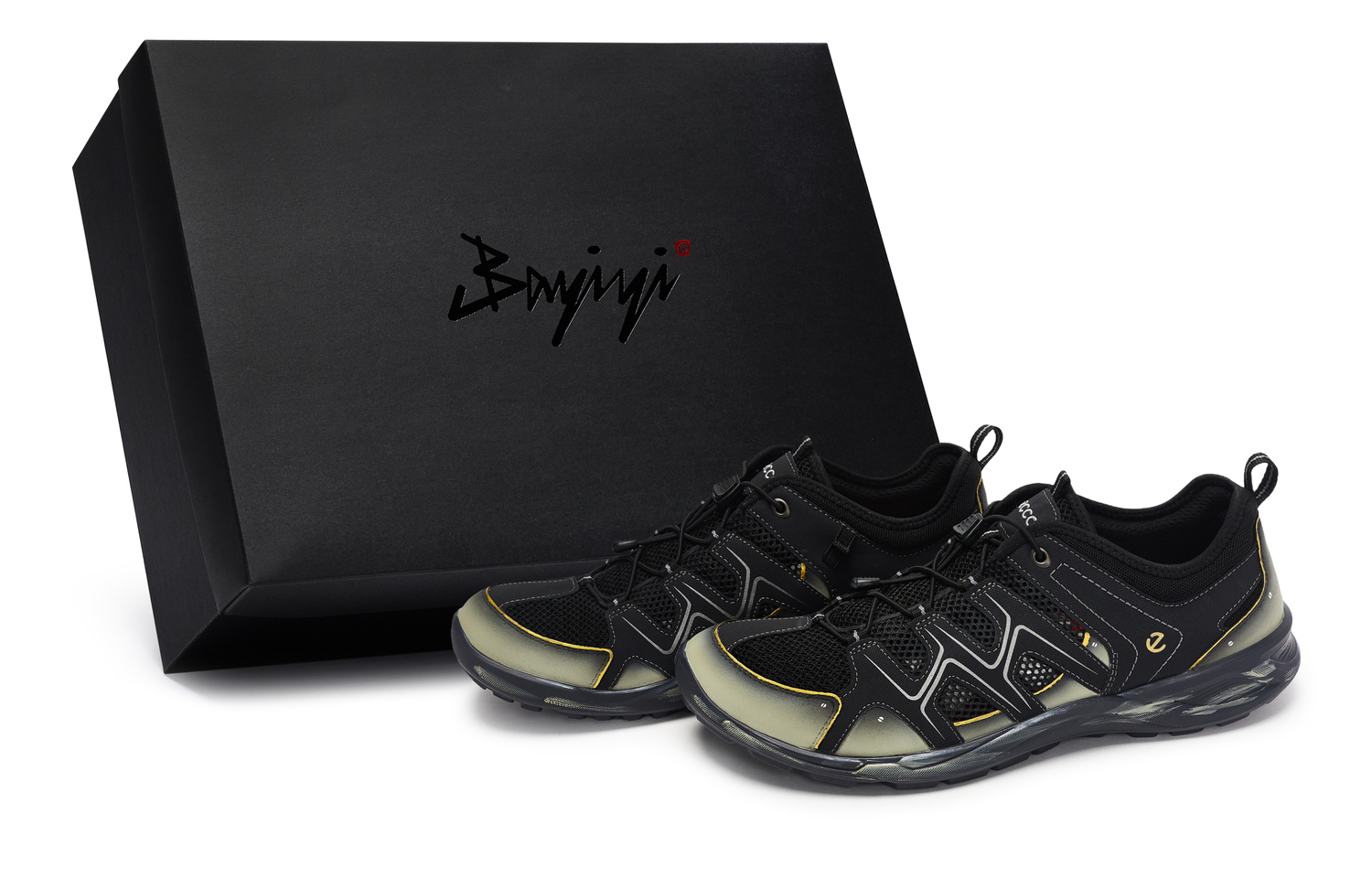 

Ecco Кроссовки 811 Manufacturing, Reverse Battle Armed Low top Casual Shoes Men's Black Gold