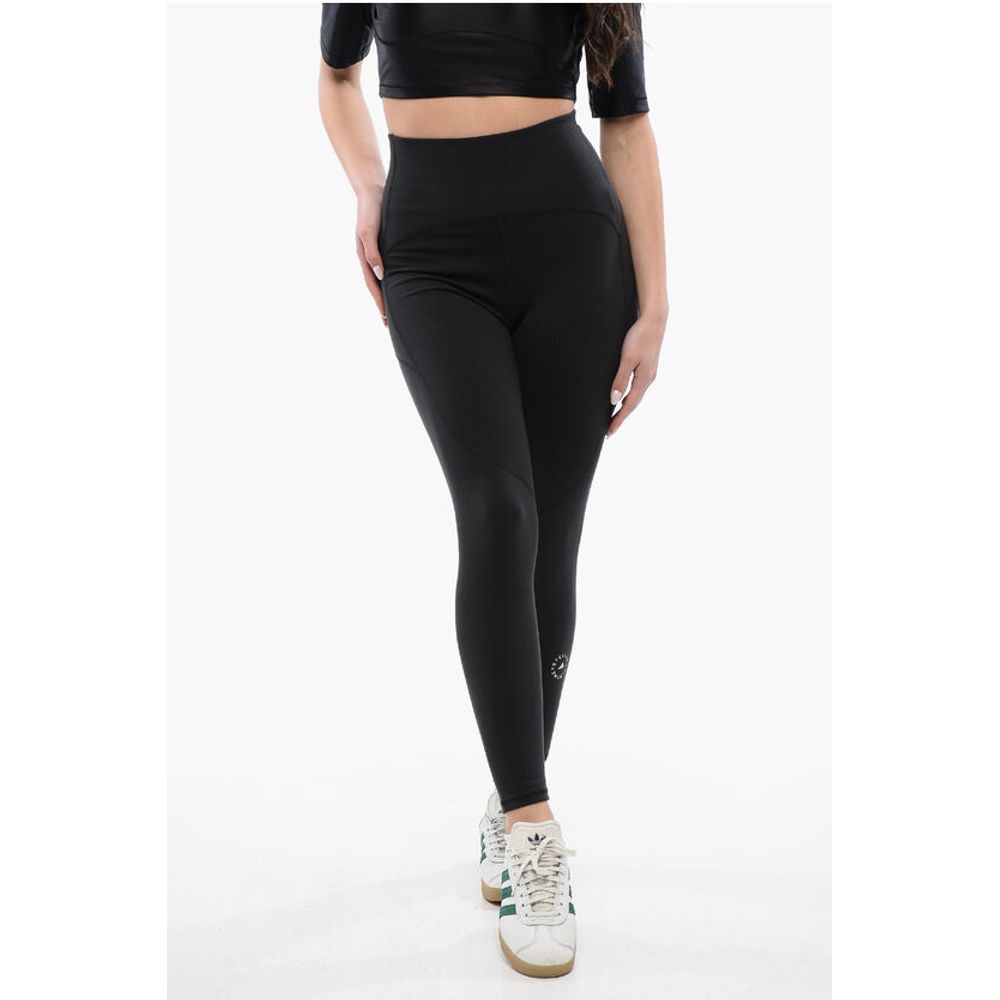 

Леггинсы STELLA McCARTNEY из эластичной ткани с высокой талией Adidas, Black