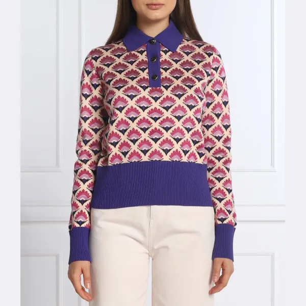 

Американский укороченный свитер Pinko, мультиколор