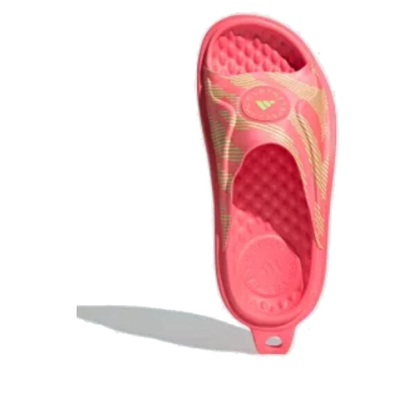 Тапочки от stella mccartney slides Adidas, красный — фото 3