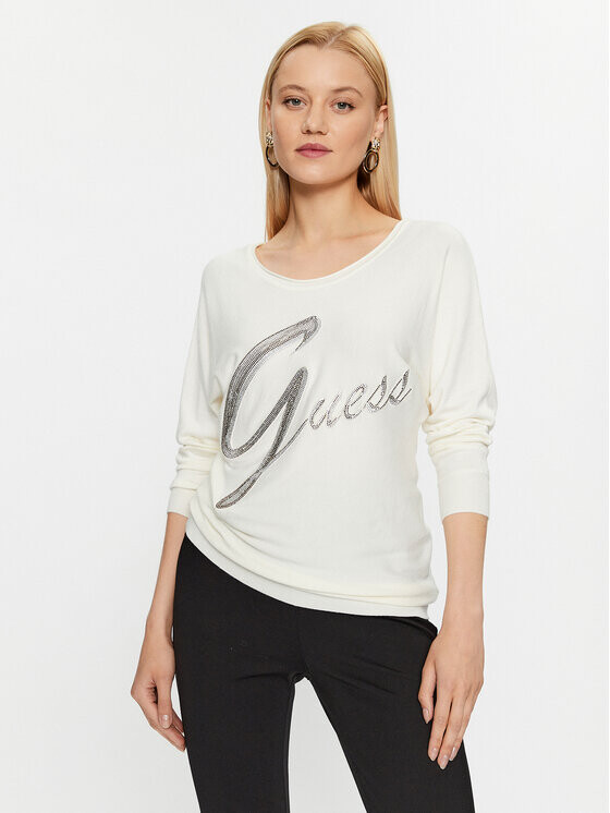 

Свитер обычного кроя Guess, белый