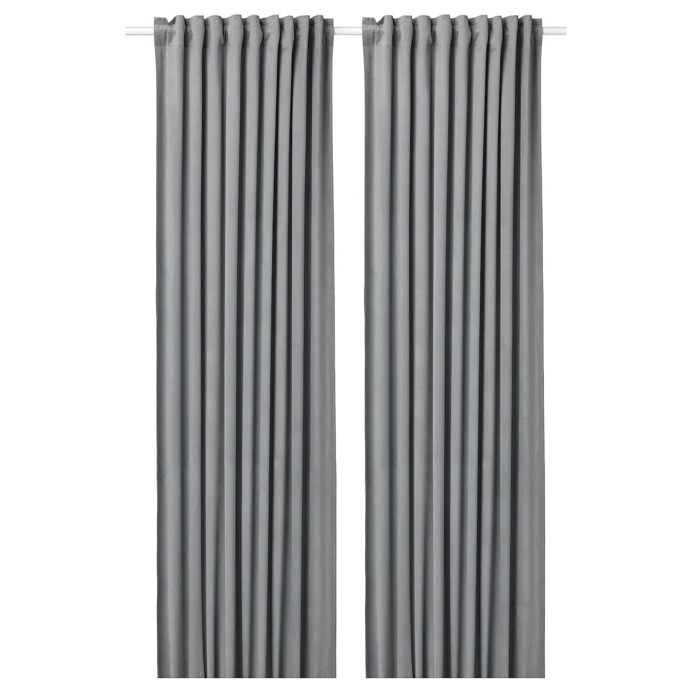 

Шторные панели, серые, 135х300 см, SANDSVINGEL IKEA