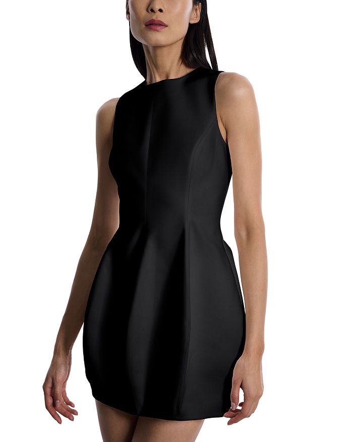

BCBG Платье мини с пузырьками BCBGMAXAZRIA, черный