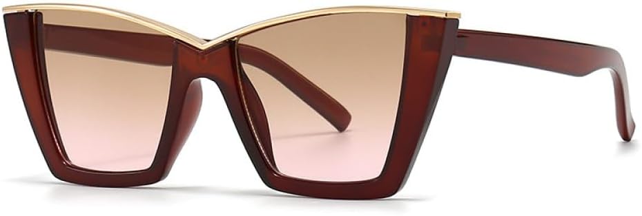 

Модные солнцезащитные очки «кошачий глаз» для женщин и мужчин, винтажные, класса люкс, солнцезащитные очки UV400, трендовые солнцезащитные очки generic, C4 Tea Light Pink