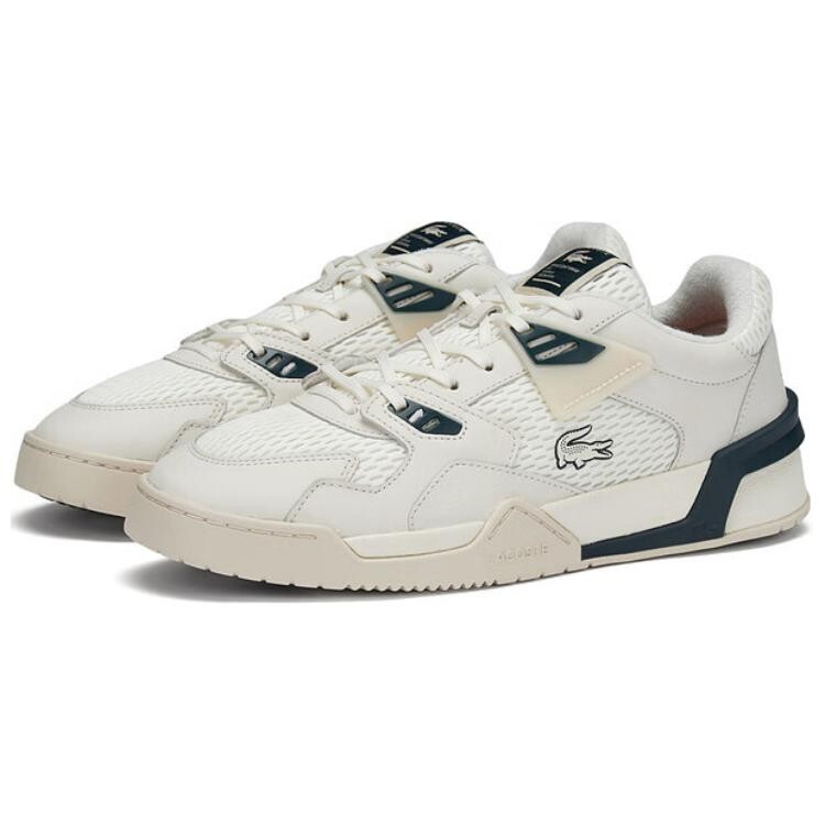 Кроссовки LACOSTE Skateboarding Shoes Men Low-top, цвет Off White — фото 3