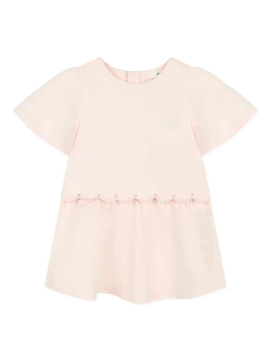 

Платье Chloé Kids с короткими рукавами, розовый