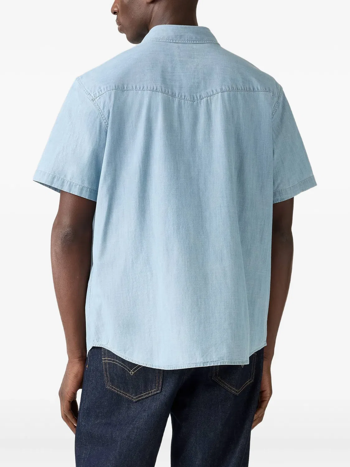 Рубашка с короткими рукавами Levi's, голубой — фото 4