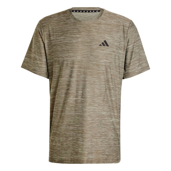 

Футболка train essentials stretch training t shirt asia sizing Adidas, зеленый