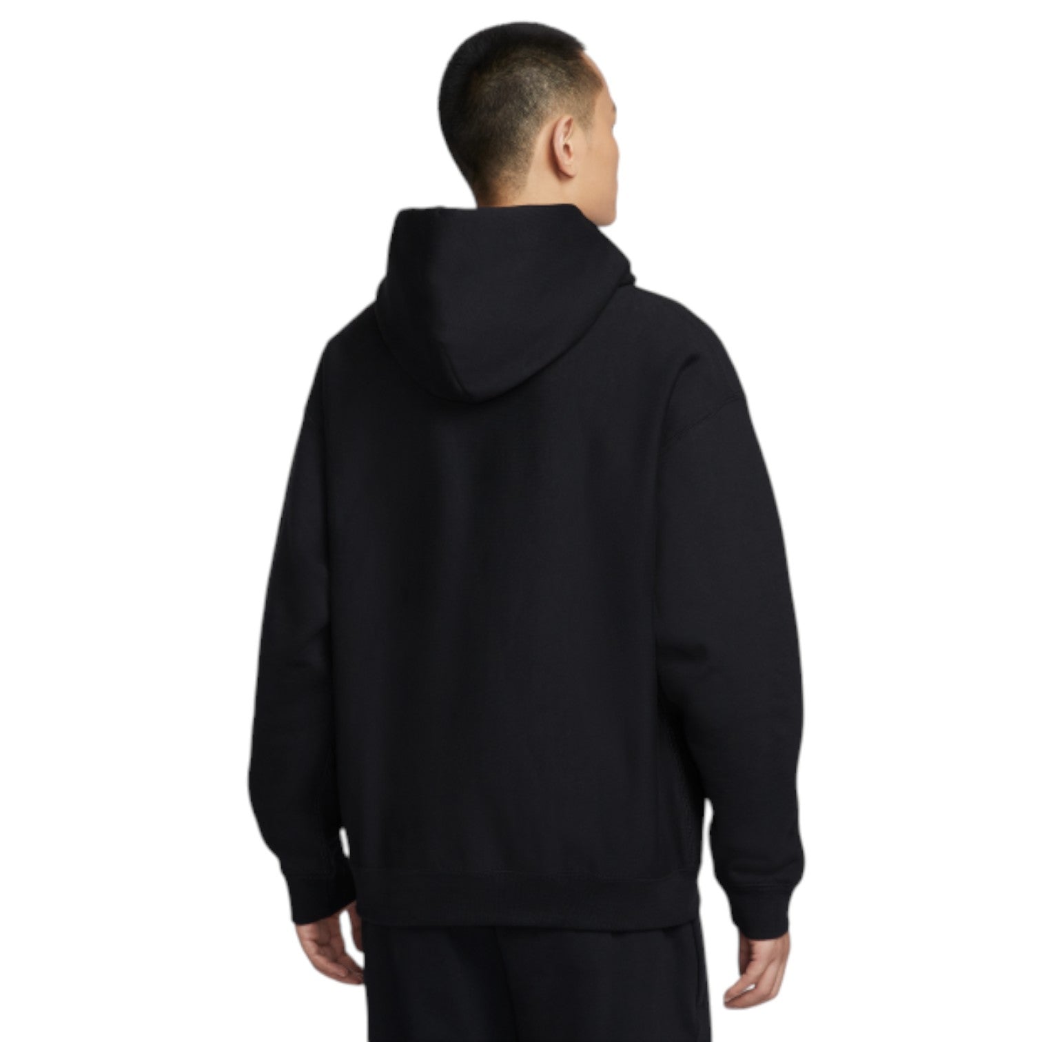 Худи Nike Solo Swoosh Pull-On Hoodie 'Black' — фото 2