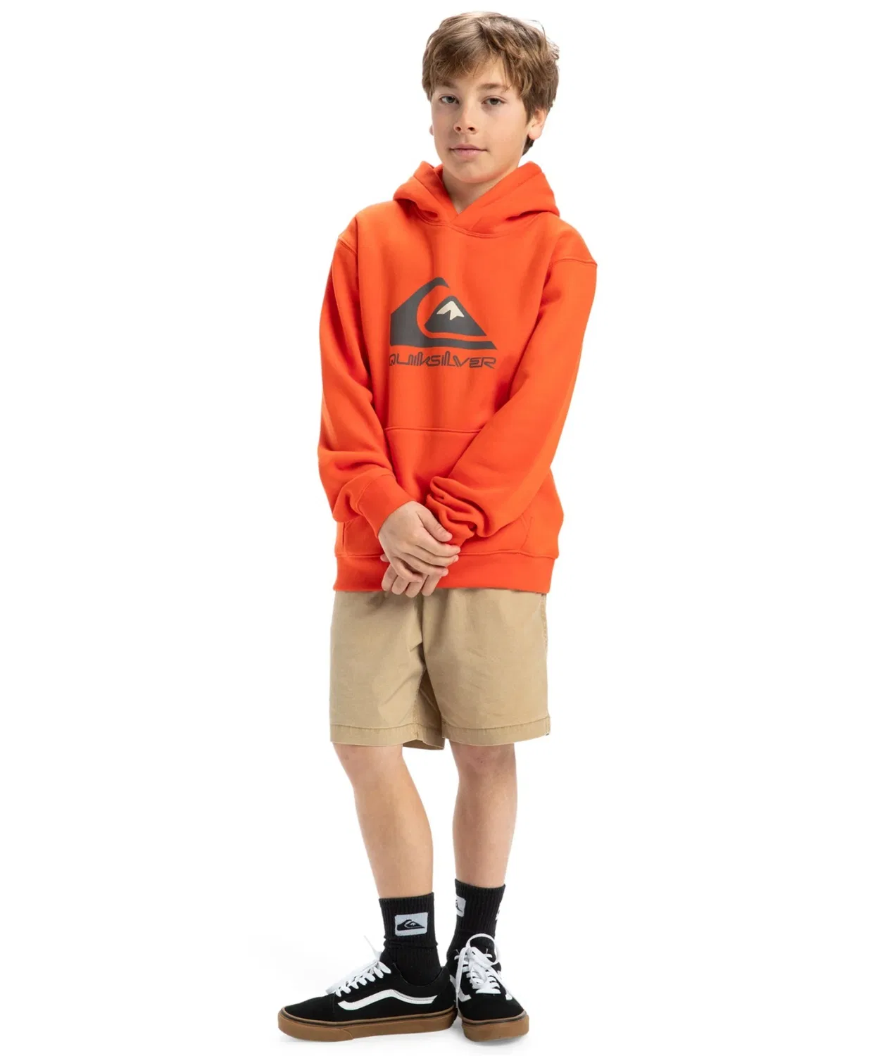 Худи Quiksilver BIG LOGO HOODIE YOUTH оранжевый — фото 4