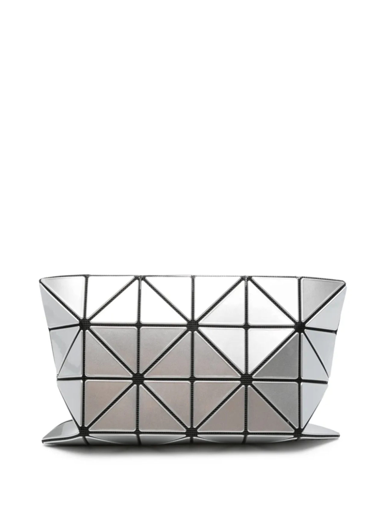 

Клатч Bao Bao Issey Miyake с геометрическим узором, серебряный
