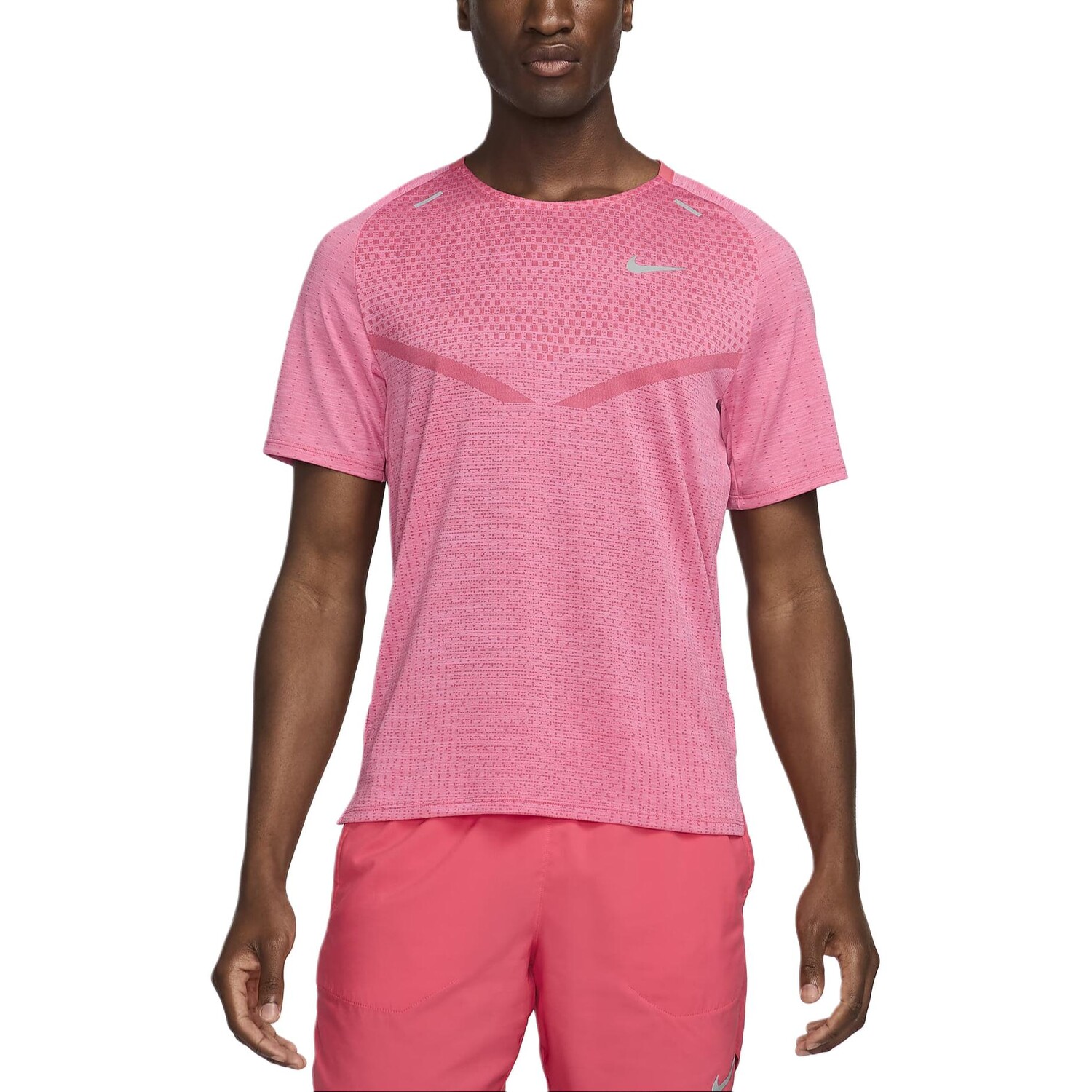 

Футболка TechKnit для мужчин с розовыми хризантемами/розовым эскимо Nike, цвет Pink Chrysanthemum/Pink Popsicle