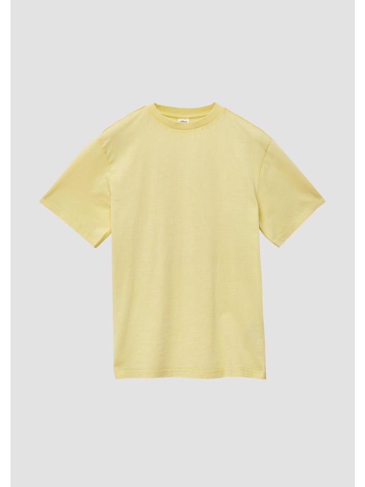 

s.Oliver Футболка 1172_светло-лимонного цвета, Желтый, s.Oliver Футболка 1172_светло-лимонного цвета