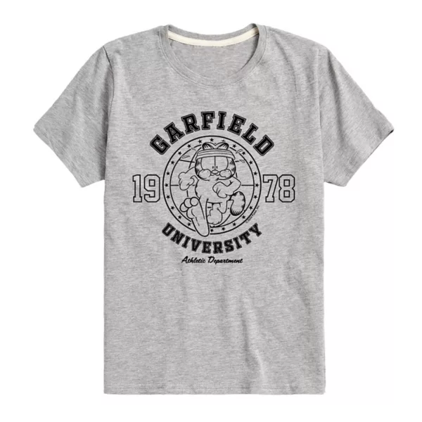 

Футболка Garfield Sports Department с рисунком для мальчиков 8-20 лет Licensed Character, серый