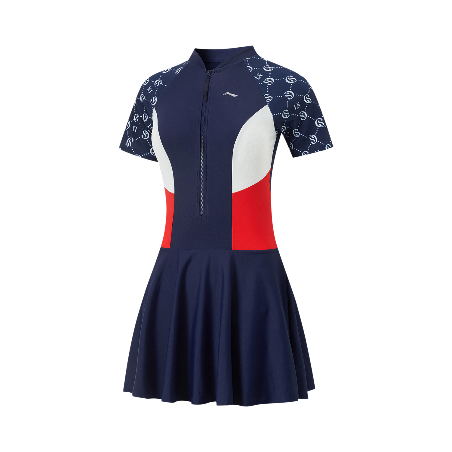 

Купальник слитный женский LiNing Swimming Series One piece Dark Bowl Blue