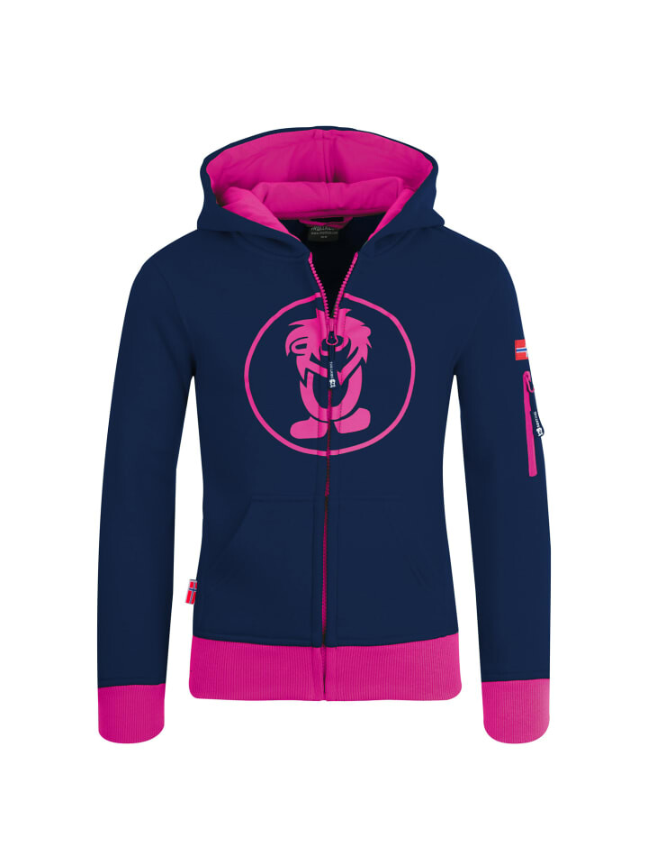 

Спортивная куртка Trollkids Sortland, цвет navy/pink